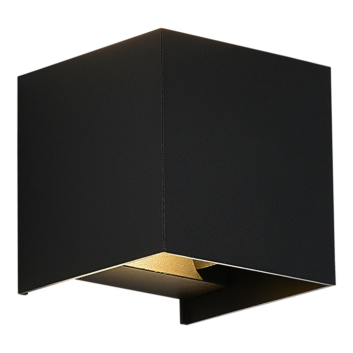 Светильник уличный настенный ST-Luce черный/черный LED 1*10W 2700K SL9513.401.01