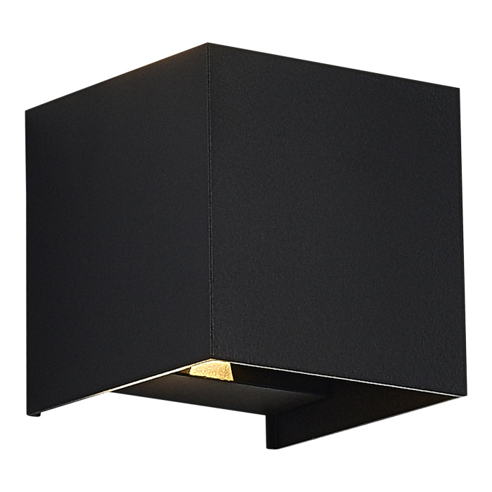 Светильник уличный настенный ST-Luce черный/черный LED 1*10W 2700K SL9513.401.01