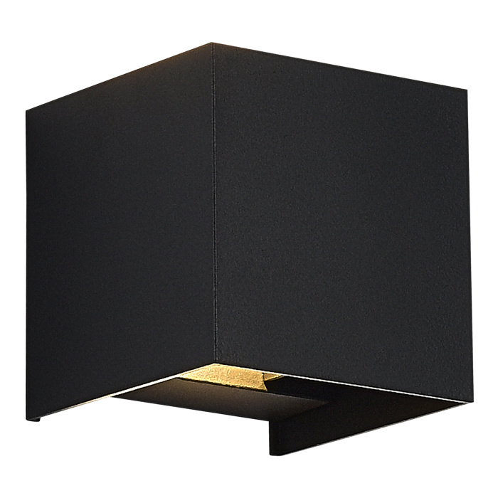 Светильник уличный настенный ST-Luce черный/черный LED 1*10W 2700K SL9513.401.01