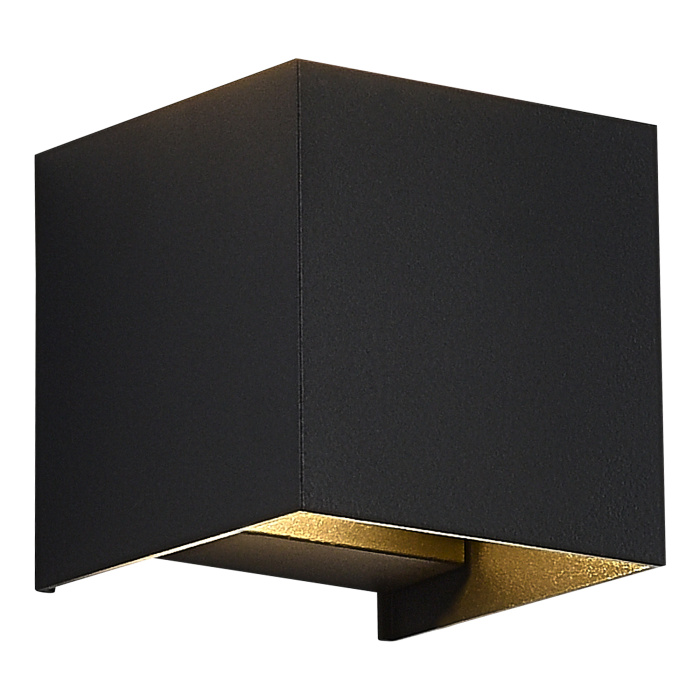 Светильник уличный настенный ST-Luce черный/черный LED 1*10W 2700K SL9513.401.01