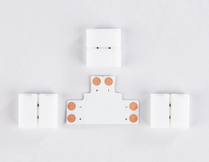 Соединитель T для светодиодной ленты 5050 12/24V (2 конт.) GS6951 (5шт) Ambrella light GS6951