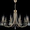Люстра Crystal Lux VICTORIA SP10 GOLD/AMBER