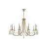 Люстра Crystal Lux VICTORIA SP10 GOLD/AMBER
