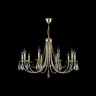 Люстра Crystal Lux VICTORIA SP10 GOLD/AMBER