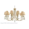 Люстра Crystal Lux VICTORIA SP10 GOLD/AMBER