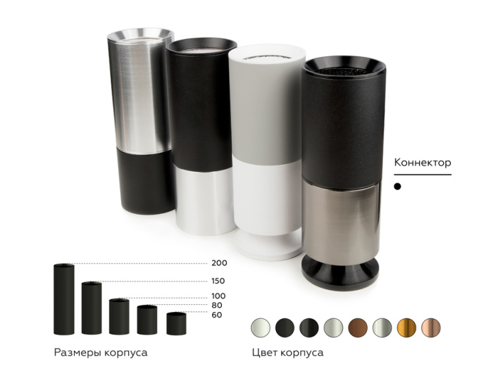 Корпус светильника накладной для насадок D60mm Ambrella light C6342