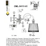 Светильник настенный Omnilux Campovaglio OML-54111-01