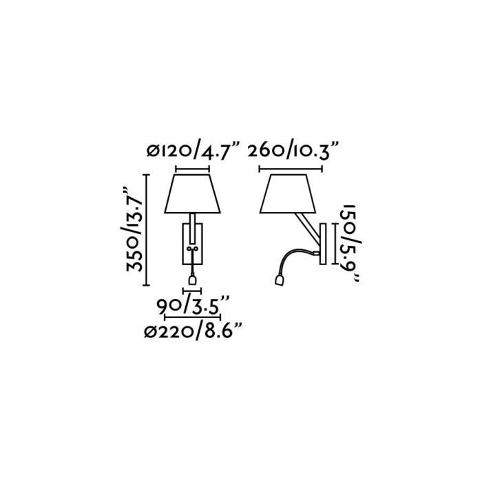 Настенный светильник MOMA