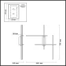 Настенный светильник Odeon Light Rudy 3890/36WLP