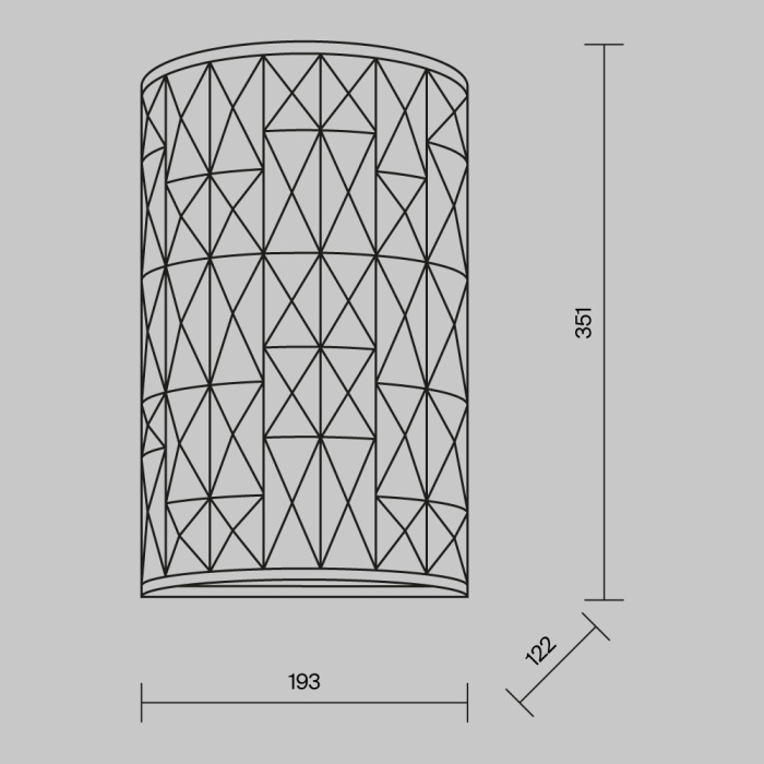 Бра Maytoni Gelid MOD184-WL-02-CH