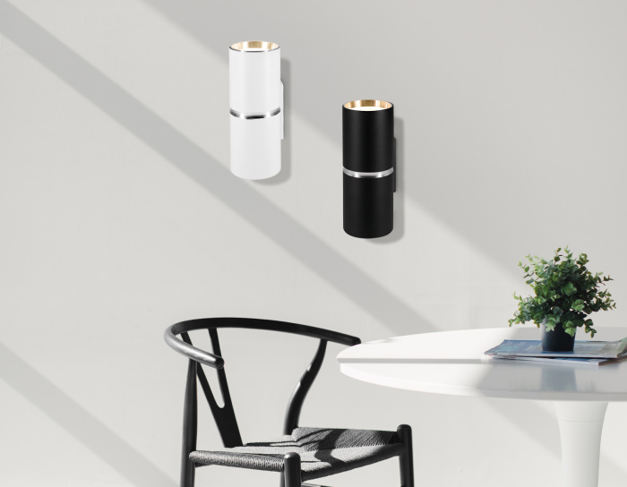 Настенный светильник со сменной лампой GU10 Ambrella light FW2477