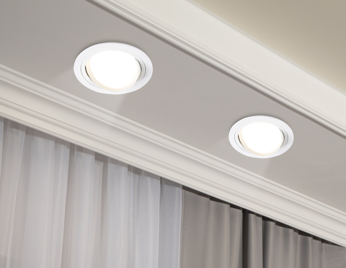 Встраиваемый поворотный точечный светильник GX53 AMBRELLA light TN51911