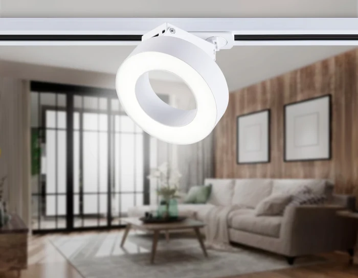 Трековый однофазный светодиодный светильник Ambrella light GL6866