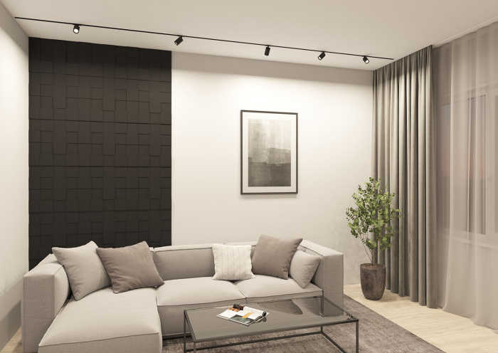 Светильник на шине Denkirs SOLID Tube DK6201-BK