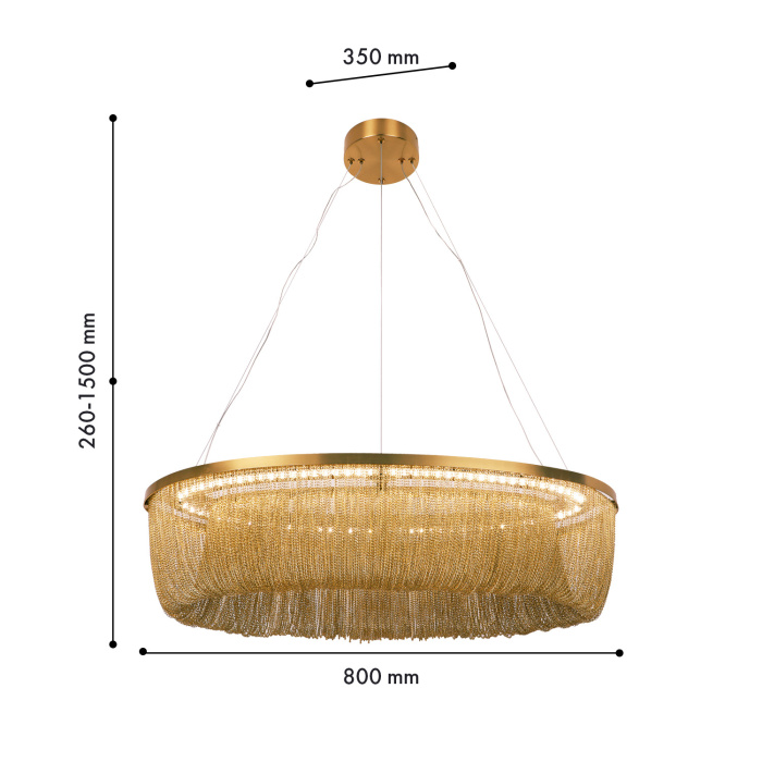 Подвесная люстра Favourite 4491-8P
