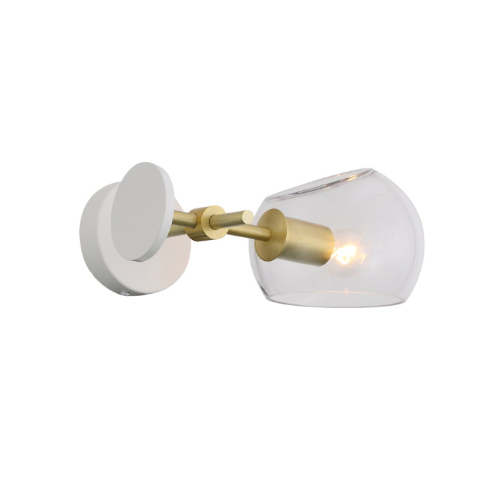 Бра ST-Luce SL434.201.01 Латунь/Прозрачный E14 1*40W