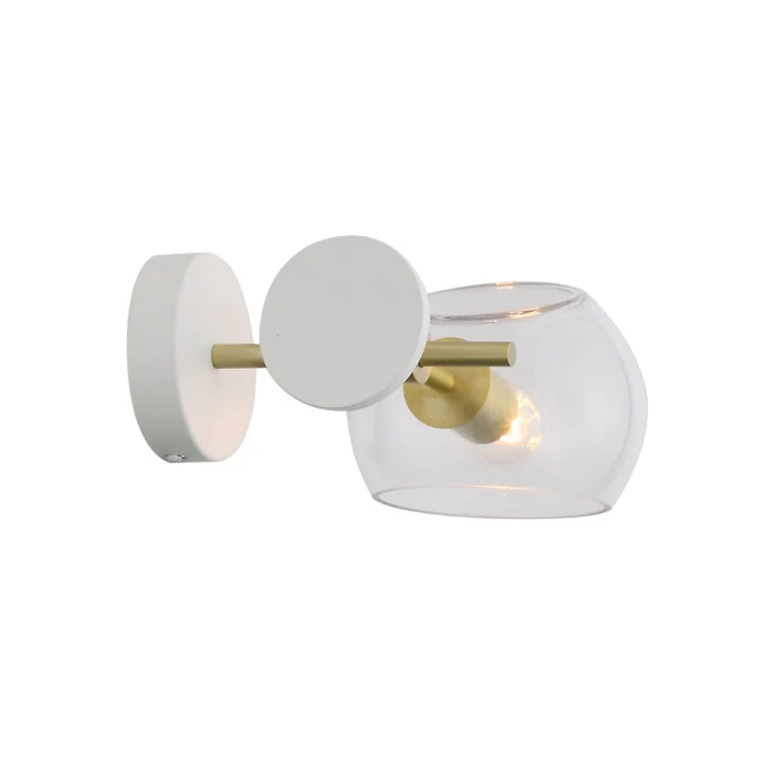 Бра ST-Luce SL434.201.01 Латунь/Прозрачный E14 1*40W