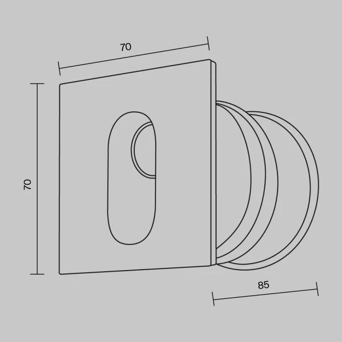 Подсветка для ступеней Maytoni Via urbana O022-L3W