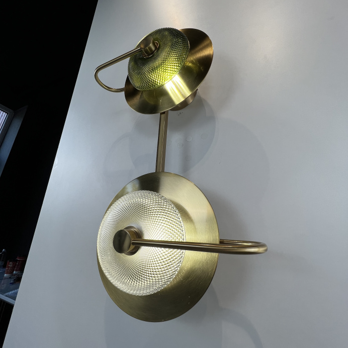 Настенный светильник ImperiumLoft Green Disk Double 144306-22