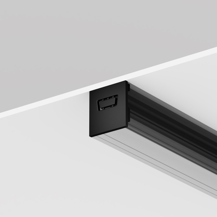 Заглушка уличная трековая система освещения Maytoni Exility ip black O-TR002-EC