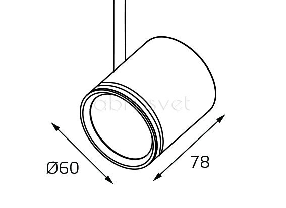 Светильник на шине Italline 8130 white