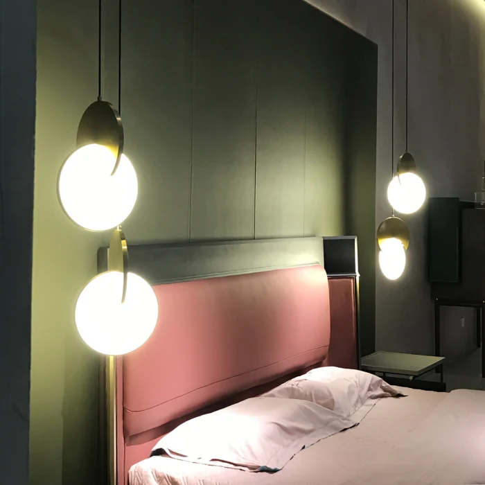 Подвесной светильник Cloyd BERING P1 / Ø20 см - золото (арт.10945)