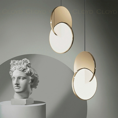 Подвесной светильник Cloyd BERING P1 / Ø20 см - золото (арт.10945)