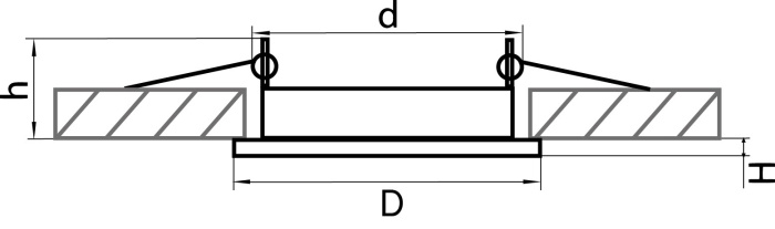 Встраиваемый светильник Tensio LIGHTSTAR 212111