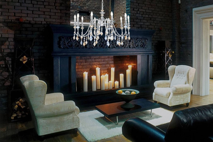 Люстра подвесная Lucia Tucci MAYA 4450.10 chrome