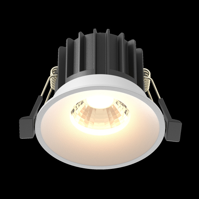 Встраиваемый светильник Maytoni Round DL058-12W3K-W