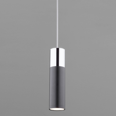 Подвесной светильник Eurosvet Double topper 50135/1 LED хром/черный