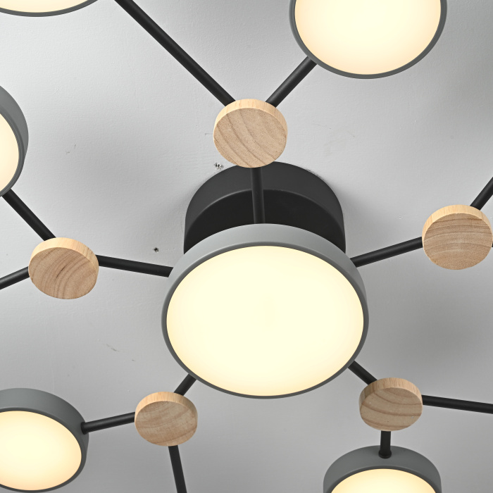 Потолочная люстра GAMMA D102 Grey ImperiumLoft