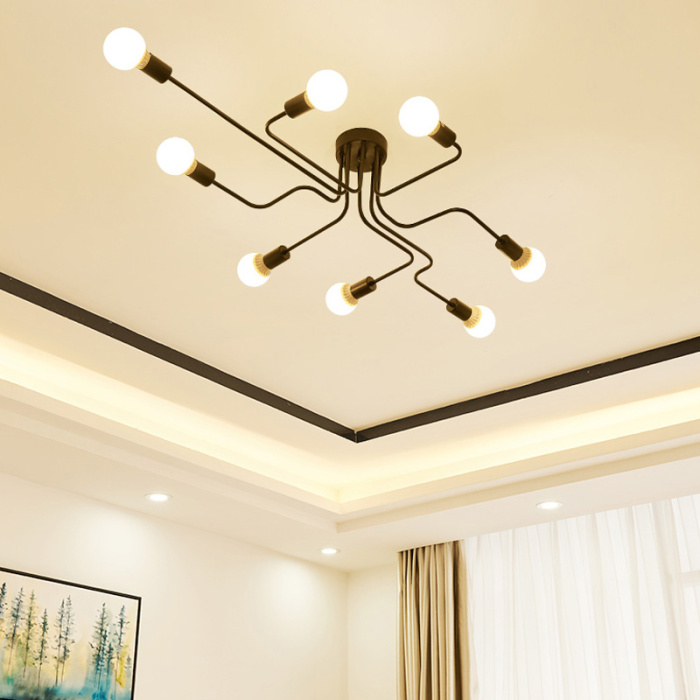 Потолочная люстра SCHEME BLACK ImperiumLoft