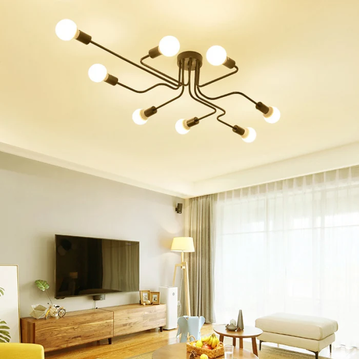 Потолочная люстра SCHEME BLACK ImperiumLoft