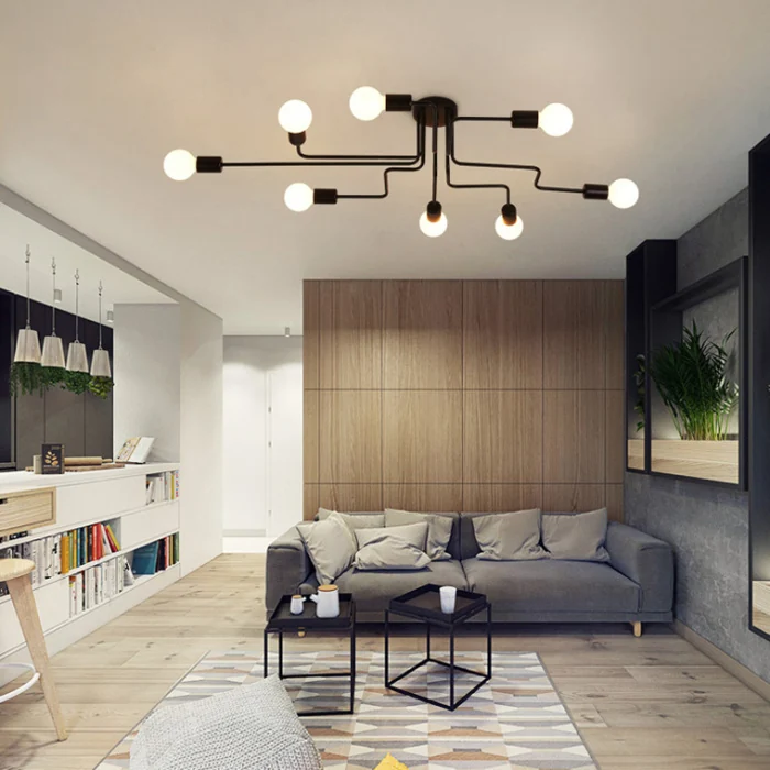 Потолочная люстра SCHEME BLACK ImperiumLoft