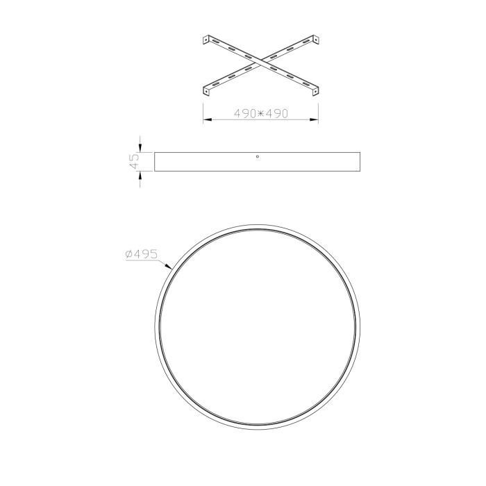 Настенно-потолочный светильник PLANET ESCADA 10226/SG LED Mars