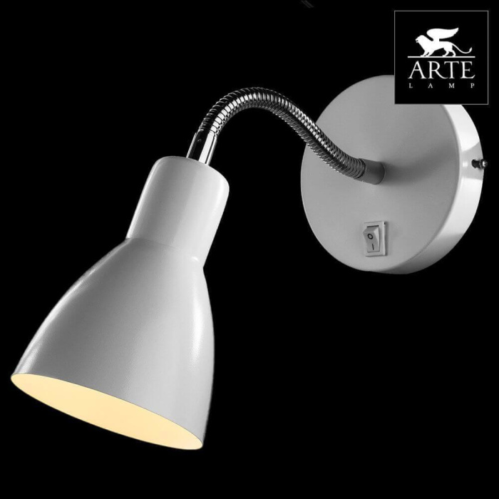 Настенный светильник Arte Lamp Dorm A1408AP-1WH