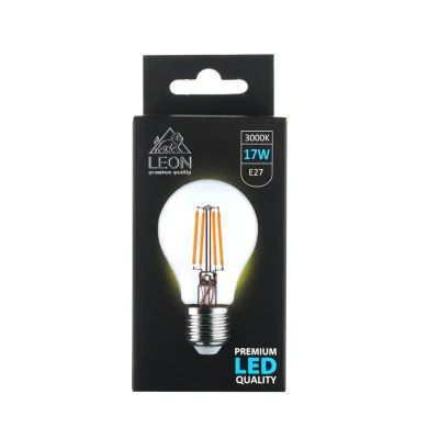 Светодиодная лампа Leon LE-A60-17W-3000K-E27/CL