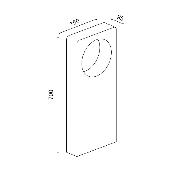 Уличный столб Ledron MO-7003
