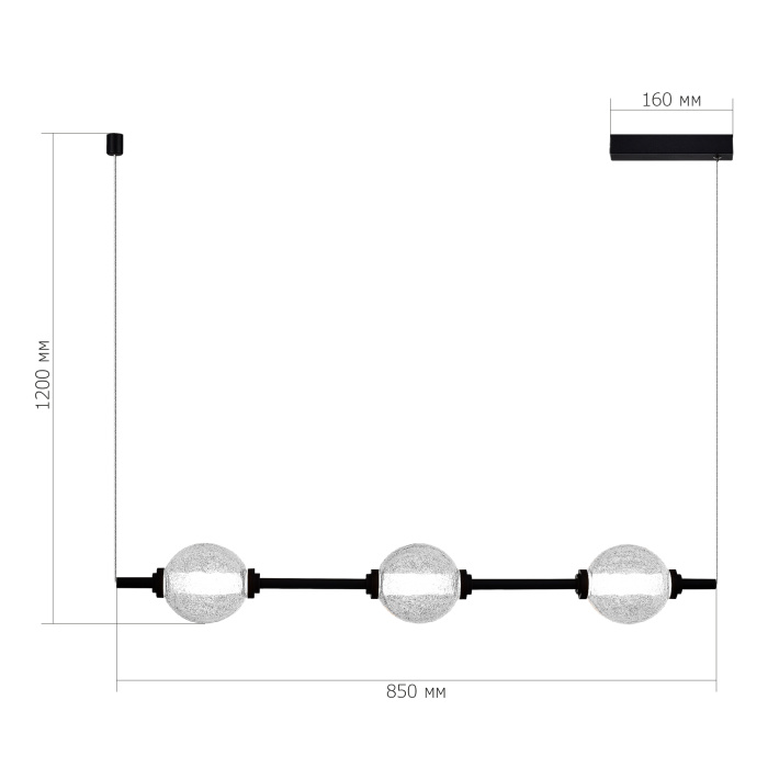 Подвесной светильник ST LUCE PEEK SL6120.403.03