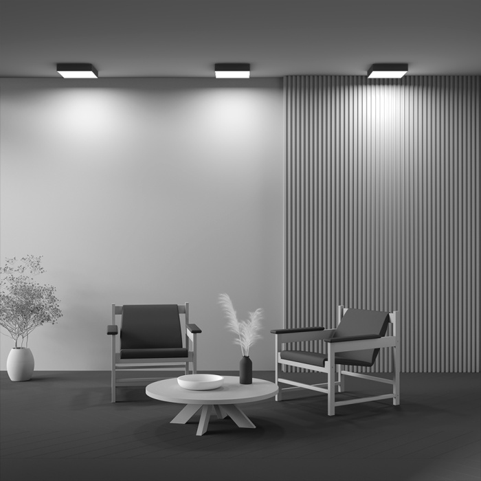 Потолочный светильник Maytoni Zon C032CL-36W3K-SQ-B