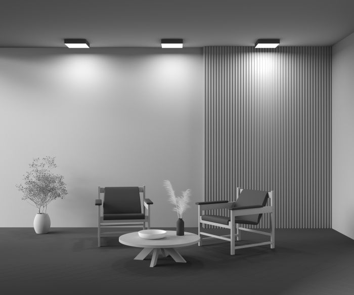 Потолочный светильник Maytoni Zon C032CL-36W3K-SQ-B