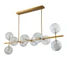 Подвесная люстра Delight Collection Globe Mobile KG0965P-10L brass