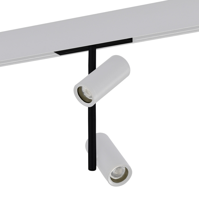 Магнитный трековый светильник Белый LED 1*16W 4000K 1 200Lm Ra>90 36° IP20 D45xH240 48V ST808.546.16