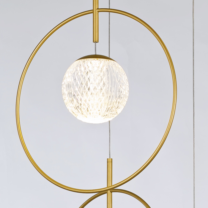 Подвесной светильник Delight Collection Elliot Diamante MD21001043-5A gold