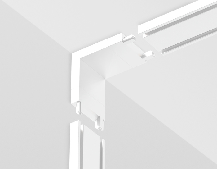 Коннектор угловой внутренний для накладного шинопровода Magnetic Ultra Slim Ambrella light GV1103
