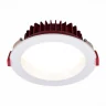 Светильник встраиваемый Белый LED 1*24W 3000K 1 920Lm Ra80 100° IP44 D165xH54 100-240VV ST752.538.24
