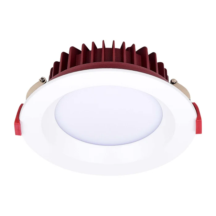 Светильник встраиваемый Белый LED 1*24W 3000K 1 920Lm Ra80 100° IP44 D165xH54 100-240VV ST752.538.24