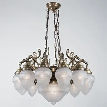 Подвесная люстра Berliner Messinglampen D230-113gs+122gsB