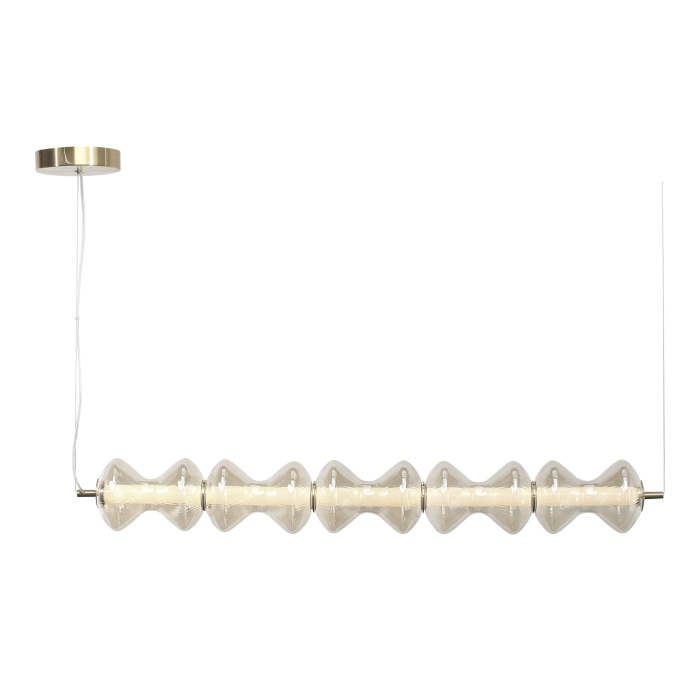 Светильник подвесной ST-Luce золото/коньячный LED 1*28W 3000K SL6136.243.01